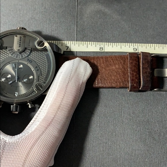 DIESEL LITTLE DADDY DUAL TIME CHRONOGRAPH STEEL - Picture 5 of 10